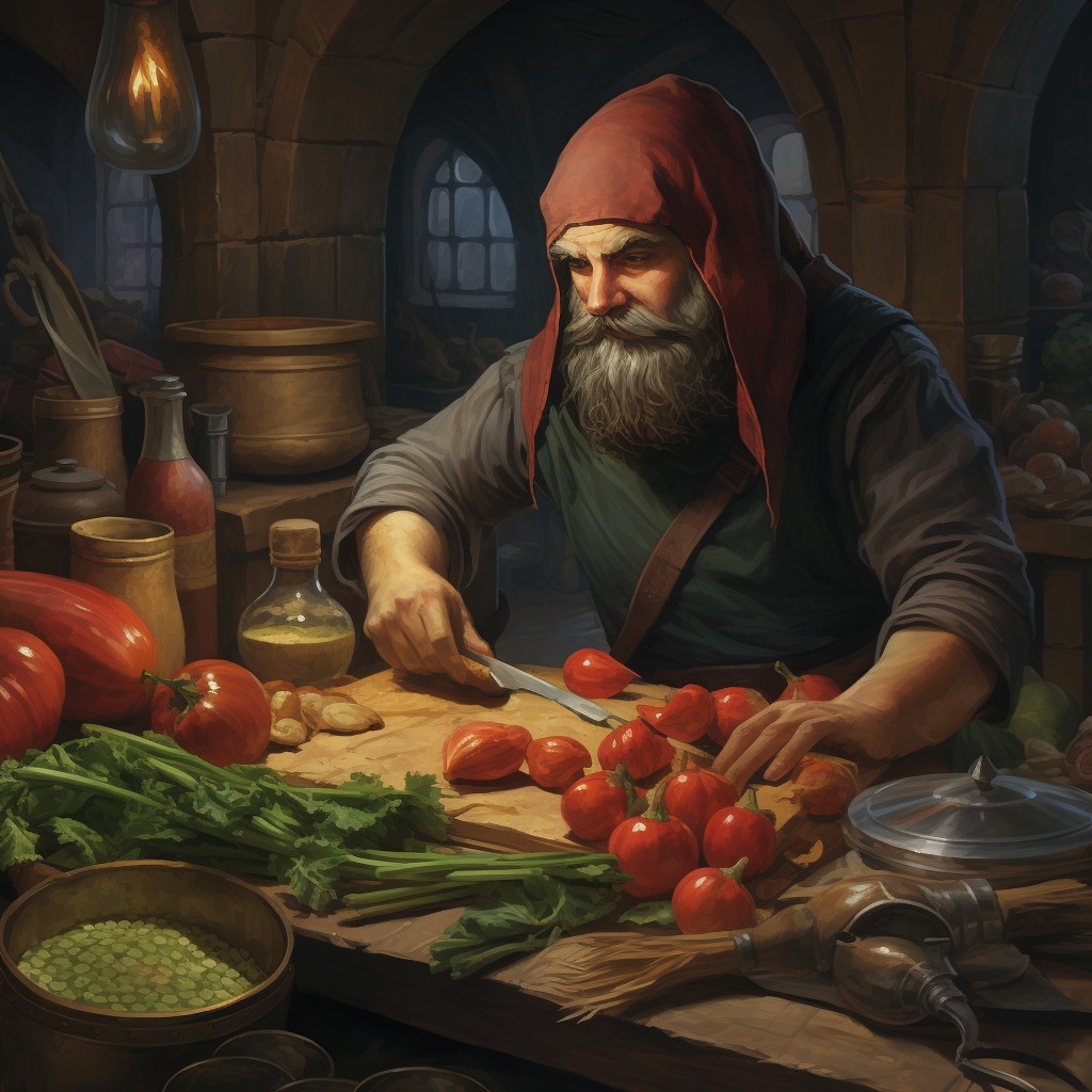 This hairy avatar of our nibling Graham Lerner would like to know just when he will get his nose out of that book and start the battles to come! Happy Birthday to the beloved father of Georgia and Reed!  Image Credit: K. Kris Hirst and MidJourney