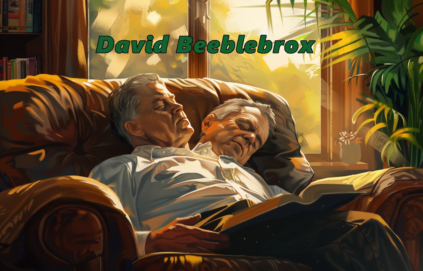 David Beeblebrox is the elder brother of Zaphod and a far, far more dedicated being to the betterment of the galaxy than his worthless siblings. Happy Birthday to his inspiration Dave Hirst! Image Credit: K. Kris Hirst and MidJourney