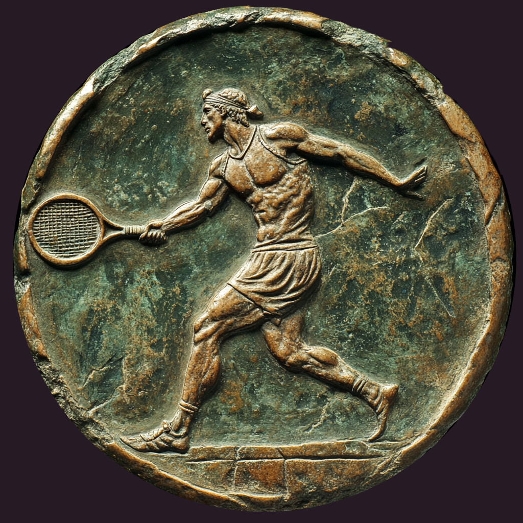 Greek Tennis Medal1